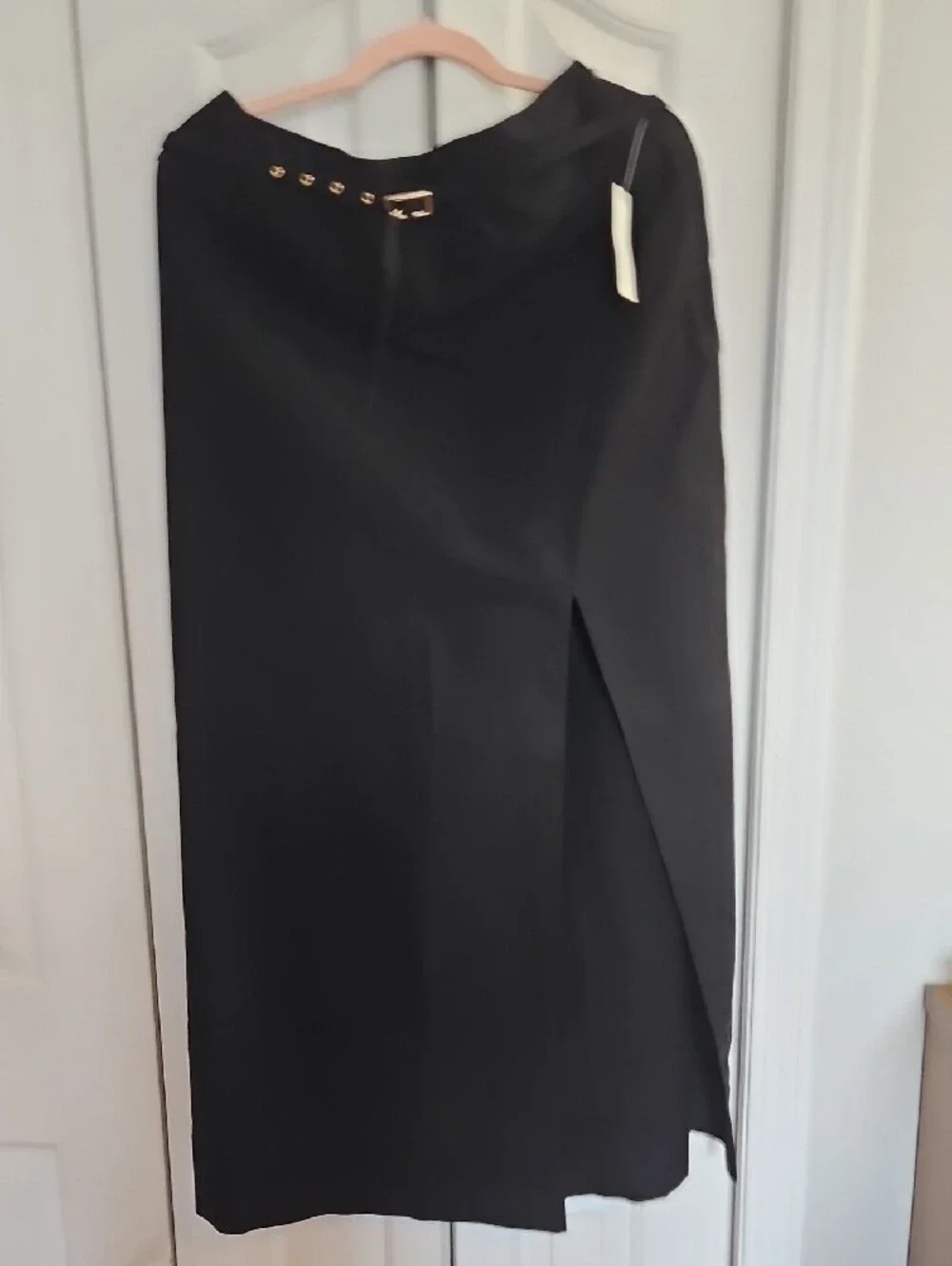 By Anthropologie Belted Column Maxi Skirt: Magic Fabric Edition 🌸 Size XL - Picture 5 of 10